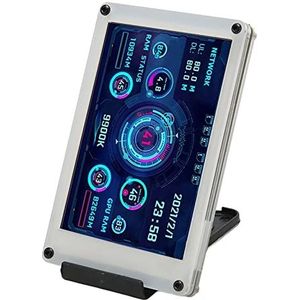 Computer RAM-monitor, Aanpasbare 3,5-inch Pc CPU-gegevensmonitor Dimbare Automatische Uitschakeling voor Chassis