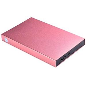 Externe harde schijf Hdd 2tb / 750gb / 250gb, 2,5 inch metalen draagbare USB 3.0 mobiele harde schijf, geschikt voor pc, desktop, laptop, Ps4, Xbox One, Macbook, Smart TV (2 TB, roze)