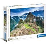 Clementoni-39604 Collection-Machu Picchu-puzzel voor volwassenen, 1000 stukjes, gemaakt in Italië, meerkleurig