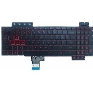 ZC Engels laptoptoetsenbord voor TUF gaming fx505 fx505g fx505d fx505gd fx505ge fx505gm fx505dy fx505dv fx505dt US backli(Red Backlight)