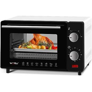 WOLTU Mini-Brood Pizza-Oven 12 liter, Geroosterde Mini-oven met Timer 100-250 ℃ 800W, BF10wsz