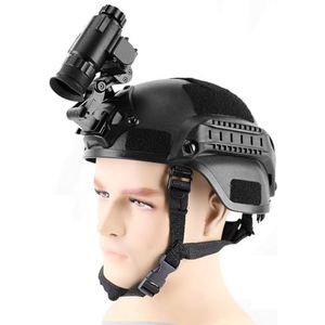 Nachtzichtbril, Op het hoofd gemonteerd nachtzicht Googles Scope Infrarood Mini Groen Nachtkijker 1080P HD Digitale NV-camcorder met voor kamperen en jagen(Color:NVG10 Mount Helmet)