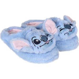 DISNEY Stitch ANTISLIP damespantoffels 3D, WARME, ZACHTE, BONTEN pantoffels voor thuis (Stitch, 36/37 EU)
