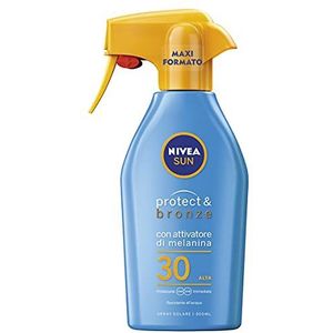 NIVEA Sun Maxi Zonnespray Protect & Bronze SPF 300 ml SPF 300 ml, beschermende spray, zonnecrème voor een gouden, intensieve en gelijkmatige bruining