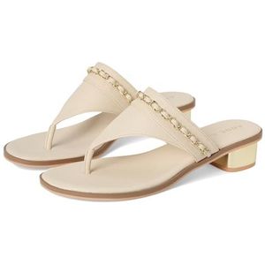 Anne Klein Taylor platte sandaal voor dames, ecru, maat 36, Ecru, 38.5 EU