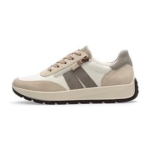ARA Schoenen Dames Sneaker Low New York, Shell Cream Moon, 40 EU Weit