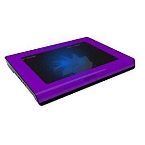 Approx APPNBC06 15,6 inch 1500 RPM Zwart, Violet Notebook-koelpad - Notebook-koelpads (39,6 cm (15,6 inch), 1 stuk(s), 14 cm, 750 RPM, 1500 RPM, zwart, violet)