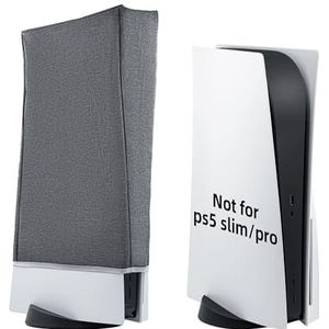 Wigearss Stofhoes, waterdicht, voor PS5 Digital Edition/Ultra HD-consoles, grijs (niet voor PS5 Slim)