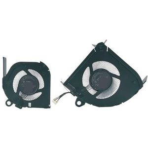 Laptop CPU GPU-koeler voor Lenovo ThinkPad P15T15g P15 Gen 1 20ST 20SU ND75C49 19K12 ND65C27 19K13(A pair fan)