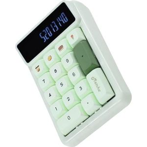 MALSSE 17Keys Numpad Mechanische Numerieke Toetsenbord Hot Swappable Met Calculator Auto Slaap Functie Voor Office Professional