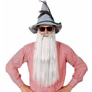 ORL30242.09 # ZZ Top Bart Langer Vollbart grau-meliert