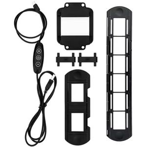 Harewtwy Fotoscanner Film Digitizer 10 Niveaus Verstelbaar voor Foto'S Negatives Converter Naar Digitaal