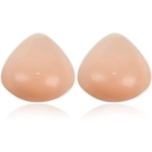 Silicone - Driehoek Borst - Mastectomie Cups - Nude - Zelfklevende Prothese