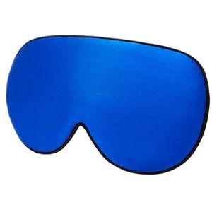 3 stuks moerbeizijde slaapmasker zachte en comfortabele ooglapjes blinddoek gladde oogschaduw cover patch voor slaap (blauw)