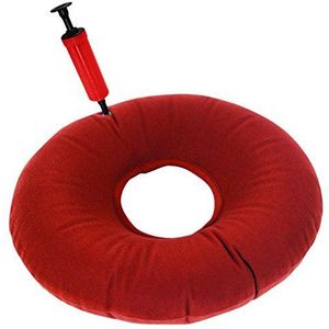 Aidapt VM934BB opblaasbaar ringkussen voor drukvermindering, maroon