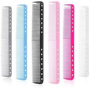 Xushengsheng Carbon knippen en kammen haarkam professionele carbon kam geschikt voor haarstylisten, professionele hittebestendige kammen haarkam