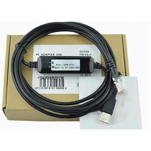 LMNCBVYA Ailsa Hexi USB-ETH Programming Cable for S7-200smart S7-1200/1500 PLC Series - High-Speed Data Transfer and Easy Connectivity