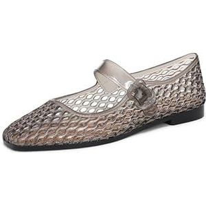 Sam Edelman Women's Michaela Jelly Mary Jane Flat, Black, 8