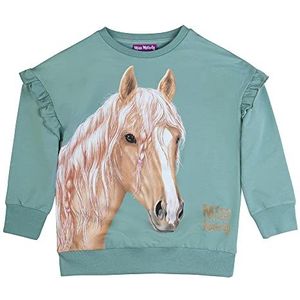 Miss Melody Meisje Sweatshirt 76047 Groen, grootte 140, 10 jaren