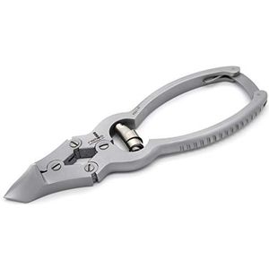 REMOS Professionele nageltang/kopsnijder met twee punten van roestvrij staal, 16 cm lengte