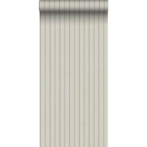 behang strepen beige en blauw 53 cm x 10.05 m - van Sanders & Sanders