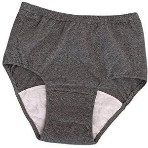 Zachte Mannen Incontinentie Ondergoed Urine voor Slapen Lange Tijd Rijden Volwassen Donkergrijs 3L, 3L 150CC