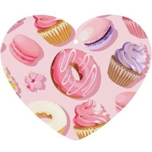 6 Stks Opknoping Luchtverfrissers voor Auto Diffuser Ornamenten Cupcakes Donuts Muffins Suiker Verfrissen Lucht Geurig voor Meisjes Vrouwen Auto Interieur Gift Set Grappige Auto Accessoires Decor