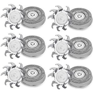 Nivofu 6 stuks universele reserveborstelkoppen compatibel met Philips Norelco serie 3000, 2000, 1000, dubbel lemmet