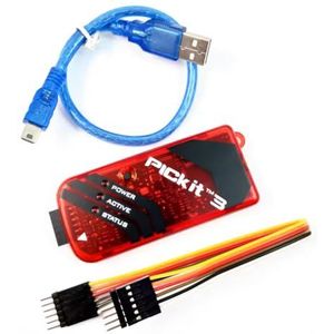 DollaTek PICKIT3 PIC Kit3 Simulator PICKit 3 Programmer Emluator USB-kabel Dupond Draad