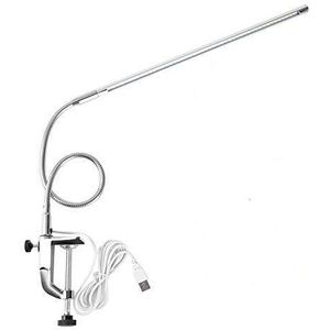 Nikou Tattoo-LED-lampen - USB-cosmeticalamp, verstelbare led-bureaulamp clip-tafellamp, wenkbrauw-lippen schoonheidssalon met clip voor manicure leeslamp