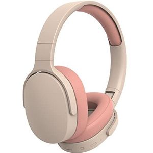 yosemite Draadloze Bluetooth Headset, HiFi Opvouwbare Intelligente Ruisonderdrukking Verstelbare Draadloze Headset, Bluetooth-compatibele 5.1 Stereo Over Ear Hoofdtelefoon voor Sport Reizen Roze