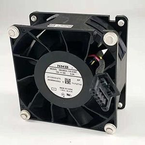 LMNCBVYA High-Performance Server Fan - 14000RPM, 141CFM, Precision Double Ball Bearing, 50,000 Hours Lifespan NMB-MAT 08038DA-12S-EWE 80x80x38mm 12V 5.0A