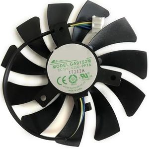 HA9010H12F-Z, GPU-koeler, videokaartventilator, voor MSI RX 560 550 RX560 RX550 voor AERO-ITX, voor ZOTAC voor Sapphire R9 voor Nano GA91S2M(GA91S2M)