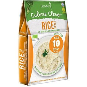 Slendier biologische konjac-noedels, Rijst-stijl, caloriearm, shirataki, glutenvrij 250 g