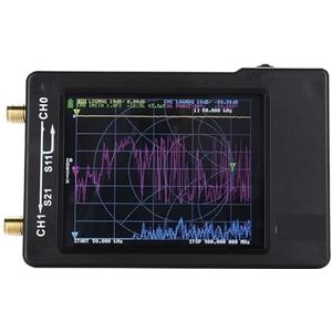 Frequentiegenerator， 4"" LCD 1,5GHz VNA-H HF VHF UHF UV Vector Netwerk Analyzer Antenne Analyzer VNA met SD-kaartsleuf Spectrum Analyzer