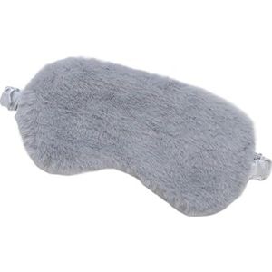 UYFRD Slaapmasker, blinddoek slapen zachte pluche oogmaskers schattige liefde wolk oogbedekking pluche masker ooglap dutje gezondheid oogbedekking (grijs)