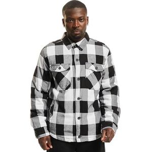 Brandit Lumberjack, jas in houthakkersdesign, maat S tot 7XL, wit/zwart, 3XL