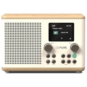Pure Classic H4 Digitale keukenradio (DAB+/FM, Bluetooth, USB, AUX, keukenwekker, wekker)