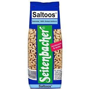 Seitenbacher Volkoren speltjes cerealiën, suikerarm, verpakking van 6 (6 x 200 g)