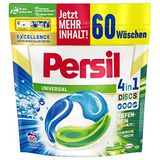 Persil Universele 4-in-1 DISCS (60 wassladen), volledig wasmiddel met Tiefenrein-Plus-technologie bestrijdt hardnekkige vlekken, 92% biologisch afbreekbare ingrediënten*