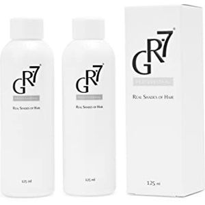 GR-7 Lotion tegen Grijze Haren 125ml - 2 Stuks - Anti Grijze Haren voor Mannen en Vrouwen - Weg met Grijze Haren