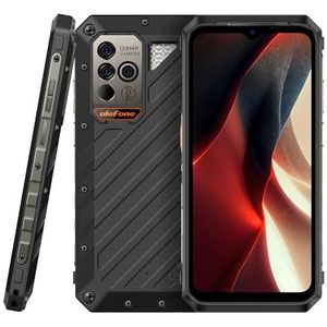 Ulefone Power Armor 18 Ultra 5G Outdoor mobiele telefoon zonder abonnement, 108 MP camera, Dimensity 7050 24 GB + 512 GB, direct leesbare thermometer, 6,58 inch 120 Hz FHD+, IP68 IP69K Android 13
