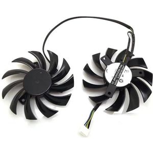 2pcs PLD08010S12HH DC12V 0.35A 4Pin For MSI 460GTX 560GTX 570GTX 580GTX R6790 R6870 R6850 for HAWK Fan