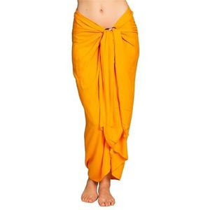 PANASIAM Sarong uni yellow orange, 190x116cm