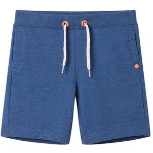 Kindershorts met trekkoord 116 gemêleerd donkerblauw, kinderkleding, jongenskleding, kinderbroek, kinderkled, meisjeskleding, leuke kinderkleding