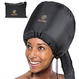 BEAUT'E SEOUL Haardroger met kap voor natuurlijke krullende gestructureerde haarverzorging, drogen, styling, golf, diepteconditionering maskerkap