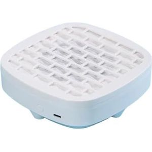 Mini-nagelstofzuiger met afzuigventilator for manicure, krachtige nagelstofzuiger met verwijderbaar papieren filter, nageluitrusting(A)