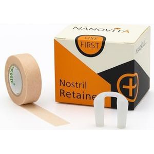 Nostril Retainer Rhinoplasty + Micropore Chirurgische Tape | Neusgatvorming na Neuschirurgie | Neusvormapparaat van 100% Medische Siliconen (8)