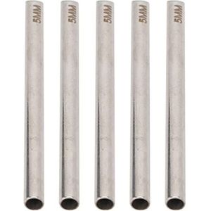 Piercing-ontvanger, Lichaamssieraden met Hypoallergeen 5 Stuks Roestvrijstalen Piercing-ontvangbuisjes voor Lipstekers (5mm)