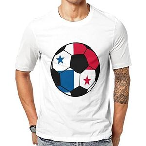 Panama Voetbal Heren Korte Mouw Grafisch T-shirt Ronde hals Print Casual Tee Tops 3XL